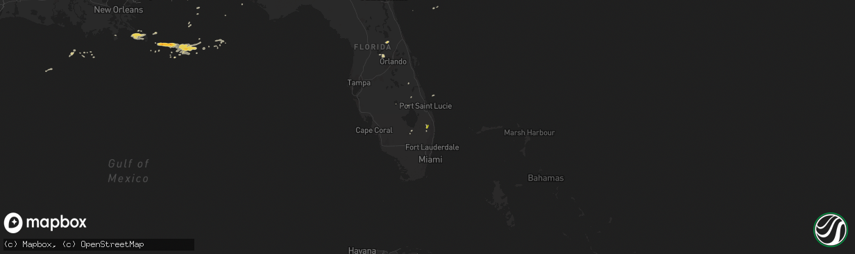 Hail map on May 12, 2019