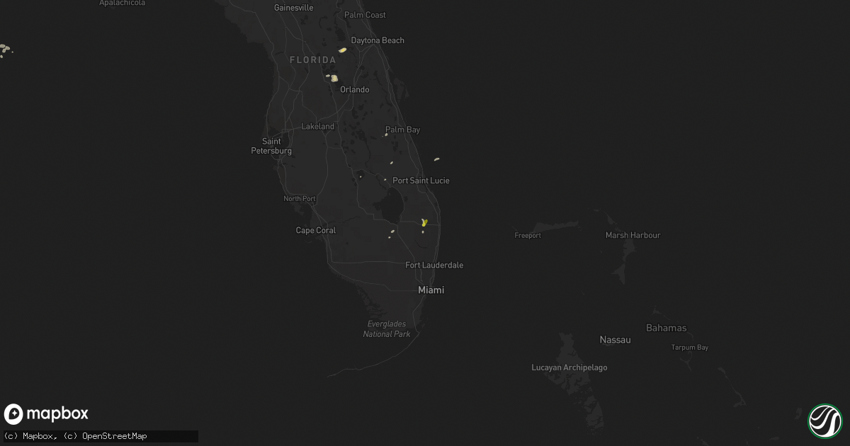Hail map on May 12, 2019
