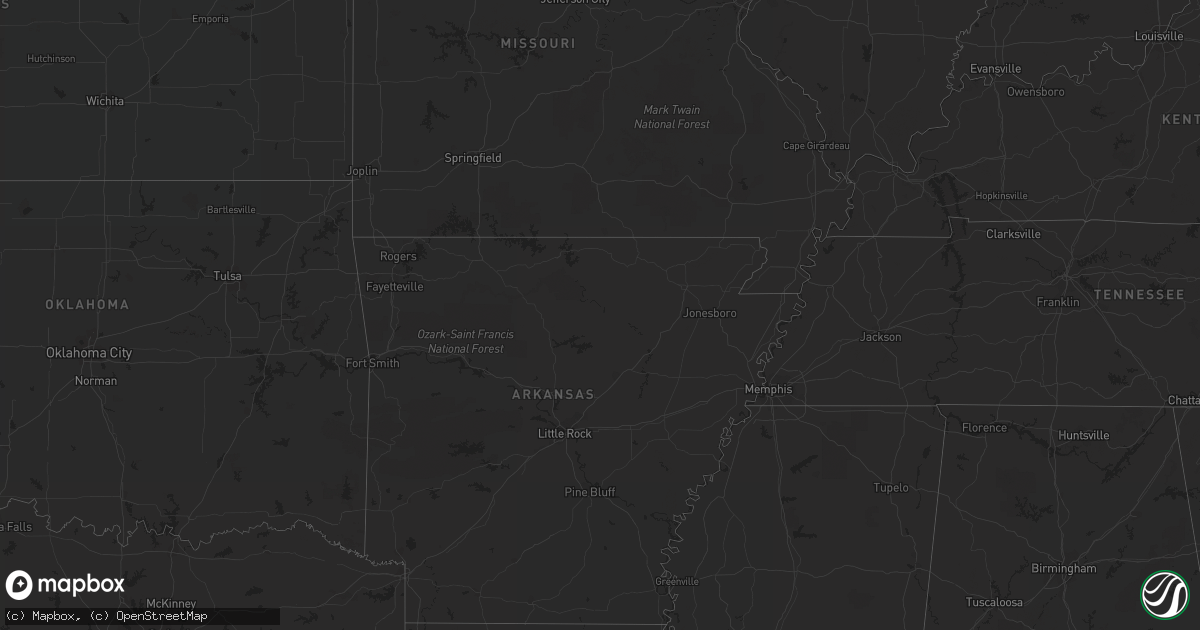 Hail map in Florida on May 12, 2021