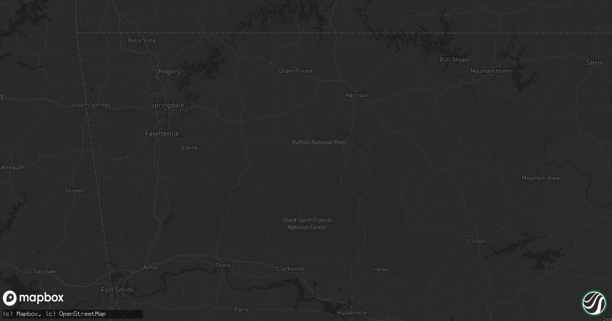 Hail map in Climax, GA on May 12, 2023