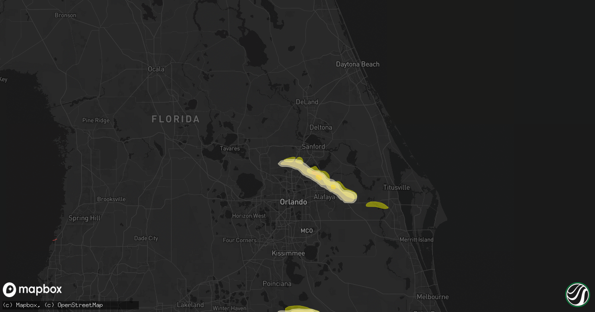 Hail map in Lake Mary, FL on May 12, 2026