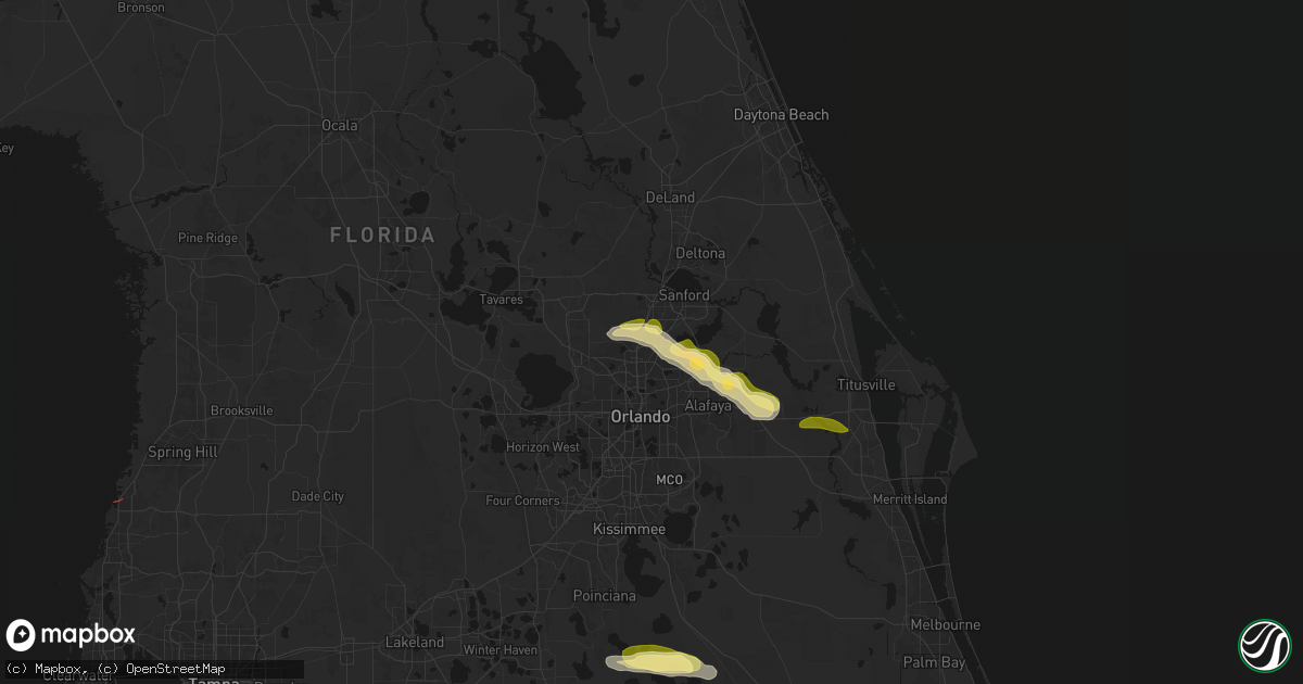 Hail map in Longwood, FL on May 12, 2026