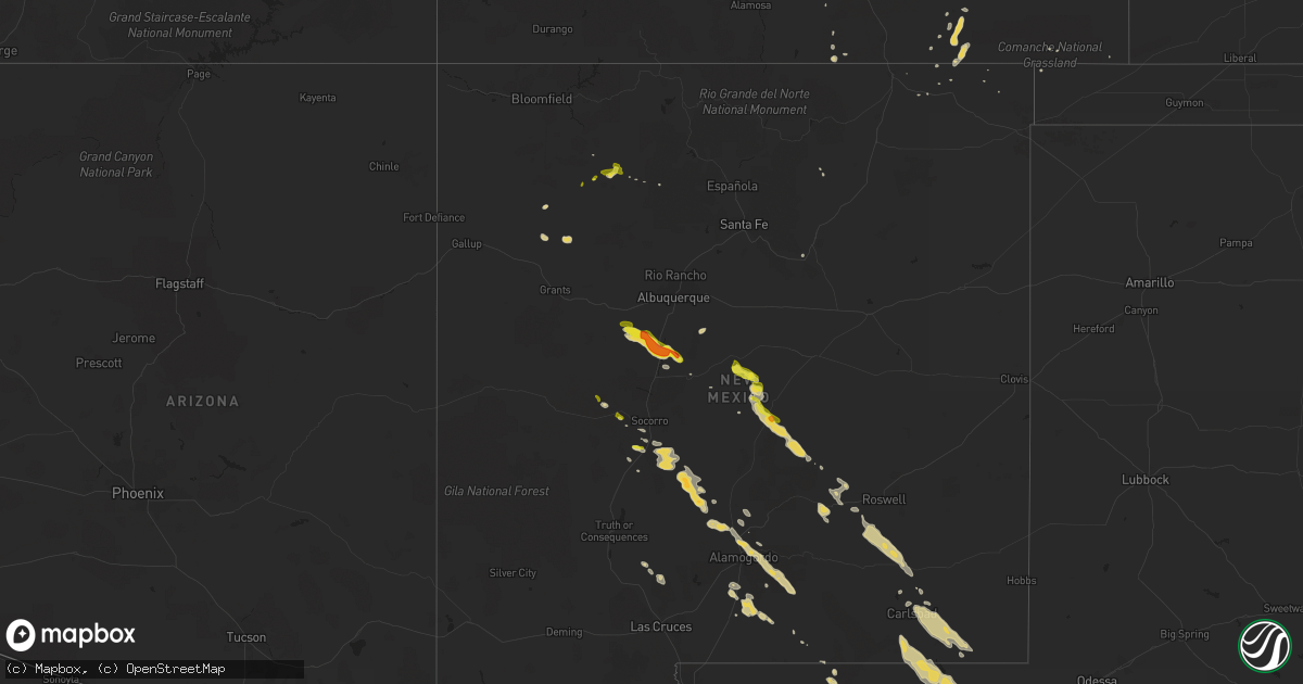 Hail map on May 13, 2012