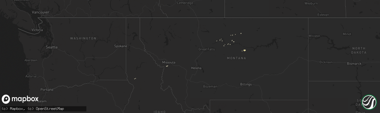 Hail map in Idaho on May 13, 2013