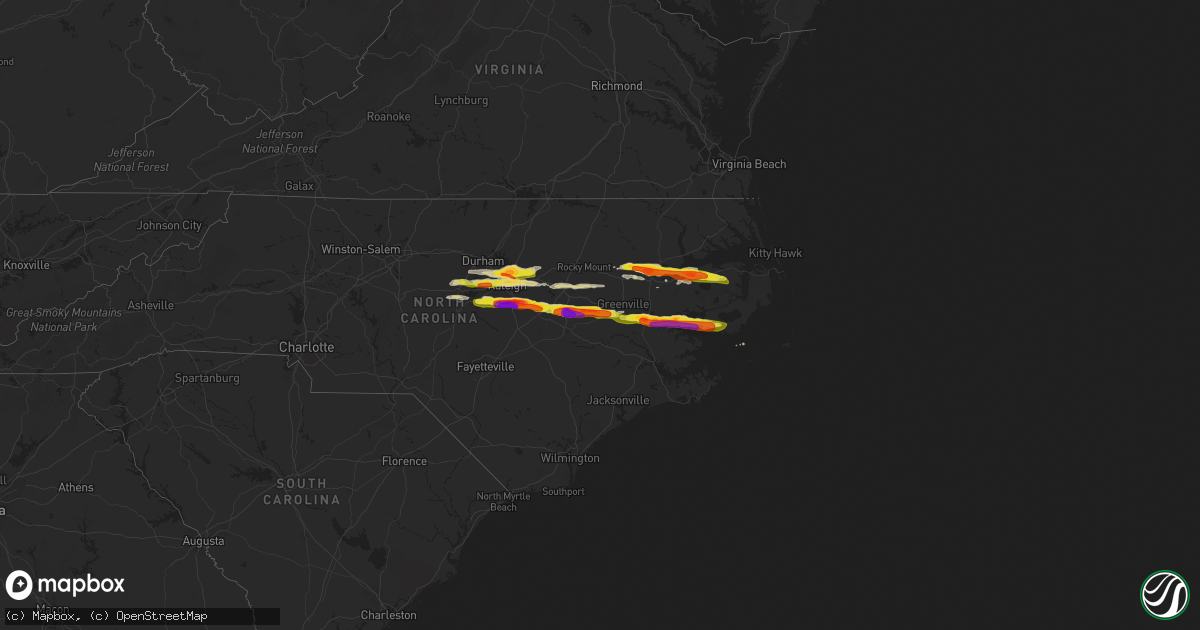 Hail map on May 13, 2019