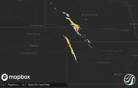 Hail map preview on 05-13-2021