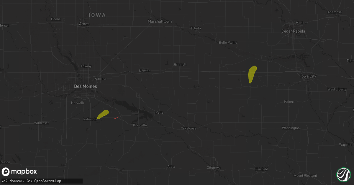 Hail map in Ackworth, IA on May 13, 2023