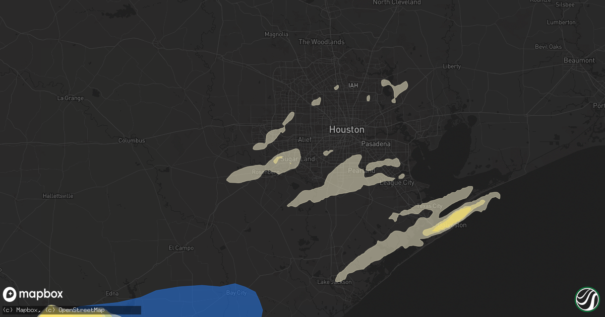 Hail map in Sugar Land, TX on May 13, 2024