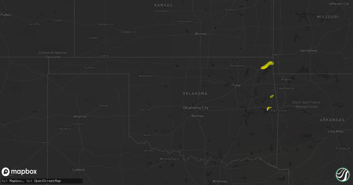 Hail map in West Virginia on May 14, 2011