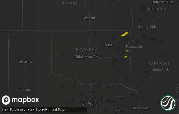 Hail map preview on 05-14-2011