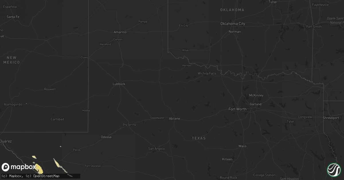 Hail map in Florida on May 14, 2012