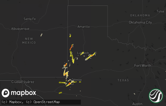 Hail map preview on 05-14-2015