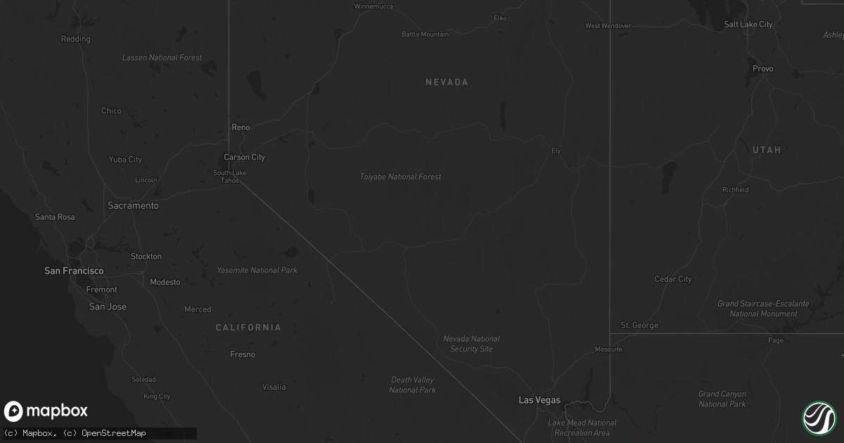 Hail map in Nevada on May 14, 2016