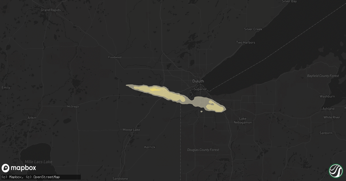 Hail map in Esko, MN on May 14, 2017