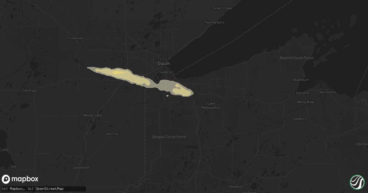 Hail map in South Range, WI on May 14, 2017