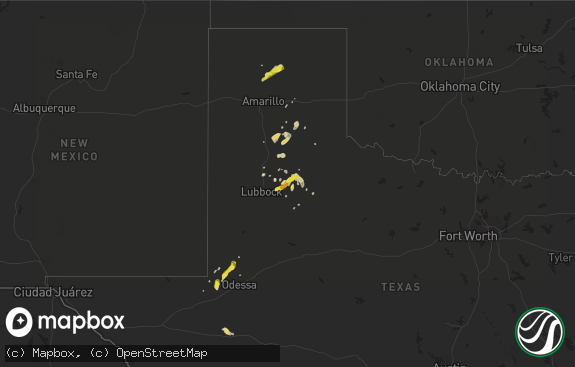 Hail map preview on 05-14-2017