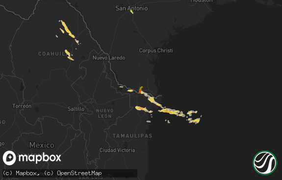 Hail map preview on 05-14-2019