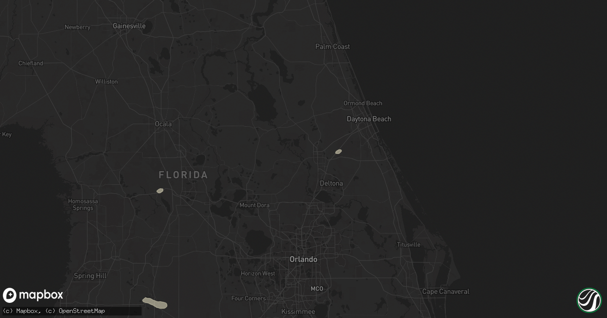 Hail map in Deland, FL on May 14, 2024
