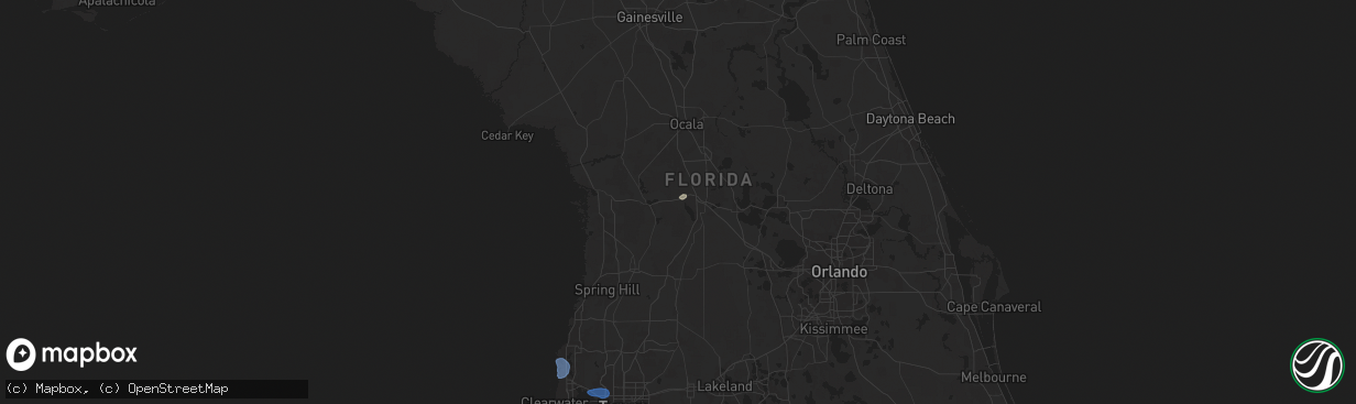 Hail map in Lake Panasoffkee, FL on May 14, 2024