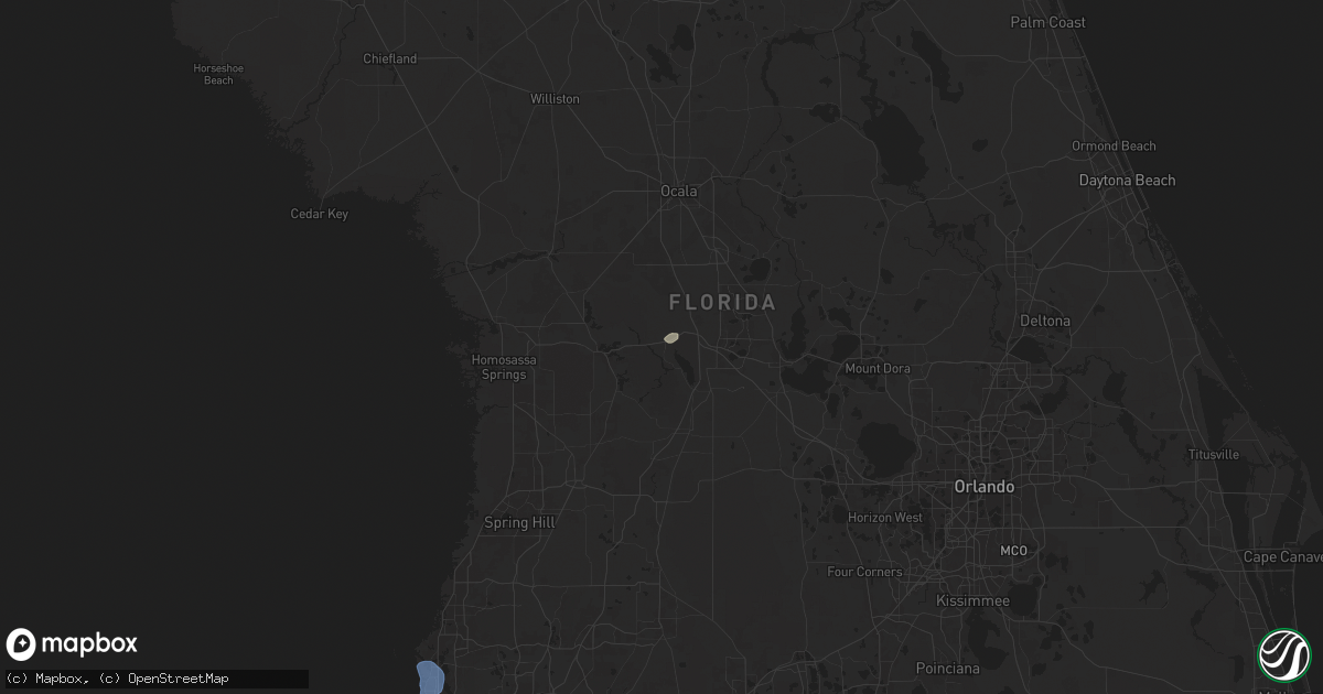 Hail map in Lake Panasoffkee, FL on May 14, 2024
