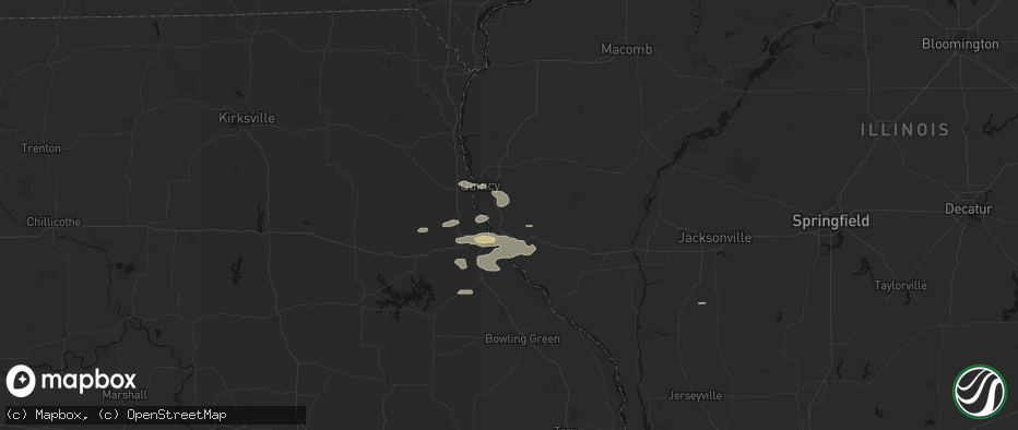 Hail map in Payson, IL on May 14, 2026