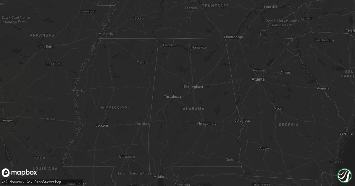 Hail map in Virginia on May 15, 2011