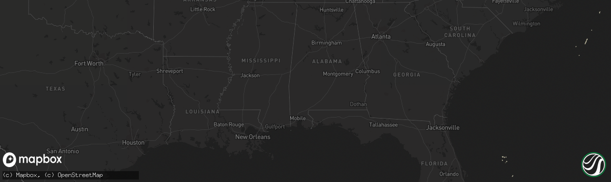 Hail map on May 15, 2011