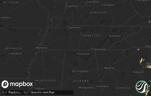 Hail map preview on 05-15-2012