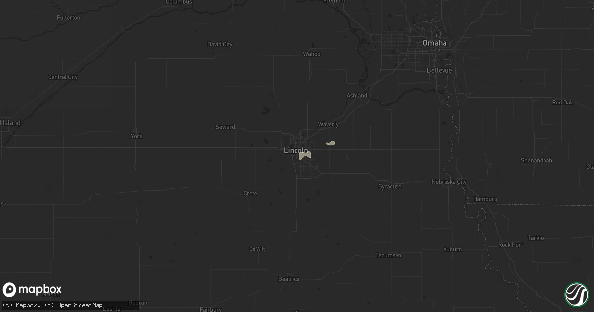 Hail map in Lincoln, NE on May 15, 2015