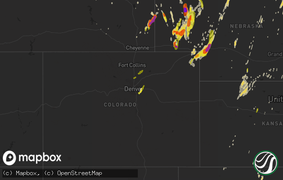 Hail map preview on 05-15-2015