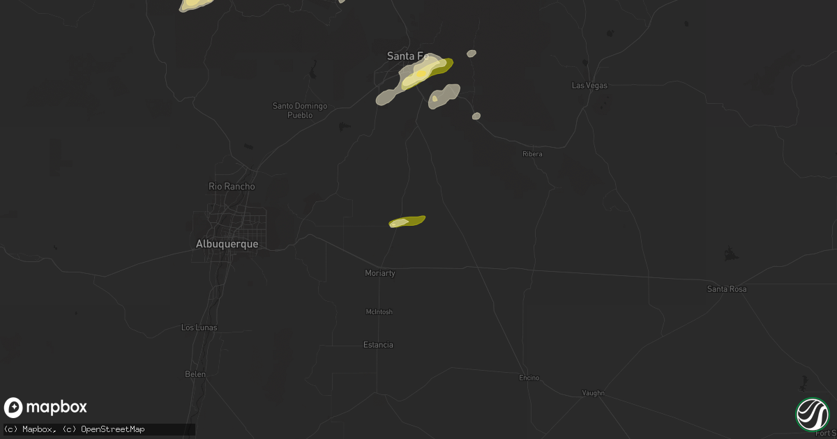Hail map in Stanley, NM on May 15, 2016