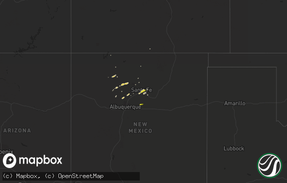 Hail map preview on 05-15-2016