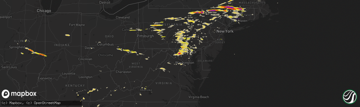 Hail Map on May 15 2018 HailTrace