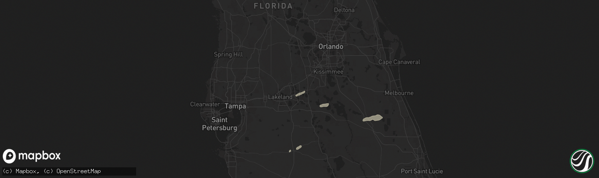 Hail map in Lake Alfred, FL on May 15, 2024