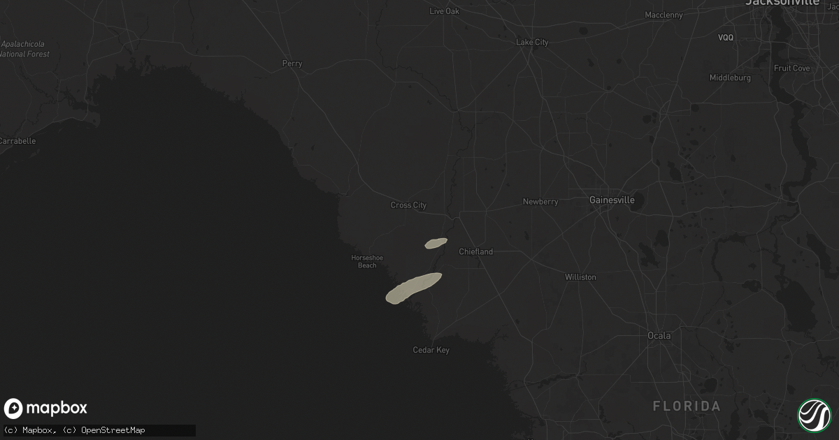 Hail map in Old Town, FL on May 15, 2024