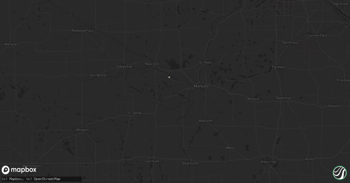 Hail map in Lake Crystal, MN on May 15, 2025