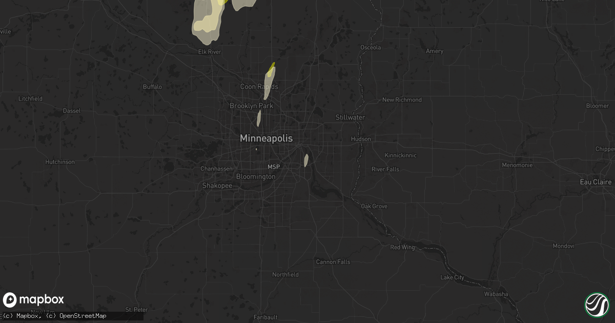 Hail map in South Saint Paul, MN on May 15, 2025