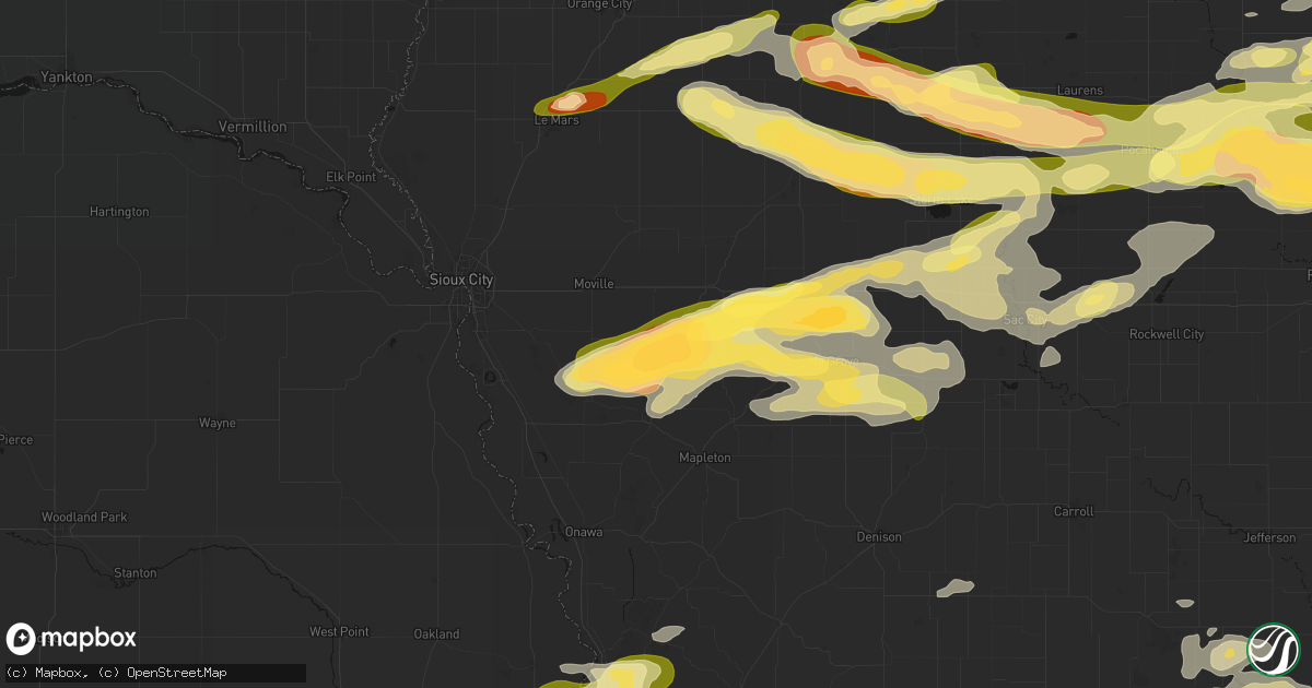 Hail map in Anthon, IA on May 15, 2026