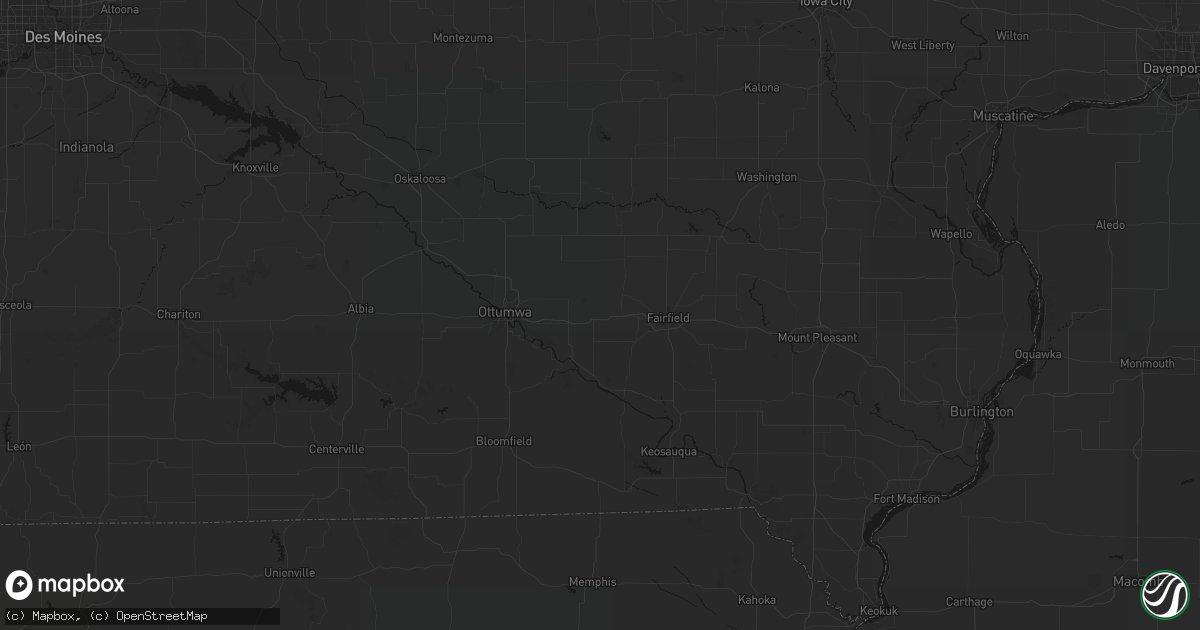 Hail map in Batavia, IA on May 15, 2026