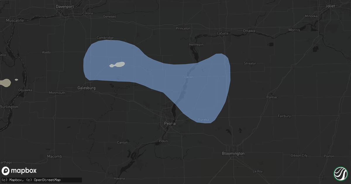 Hail map in Chillicothe, IL on May 15, 2026