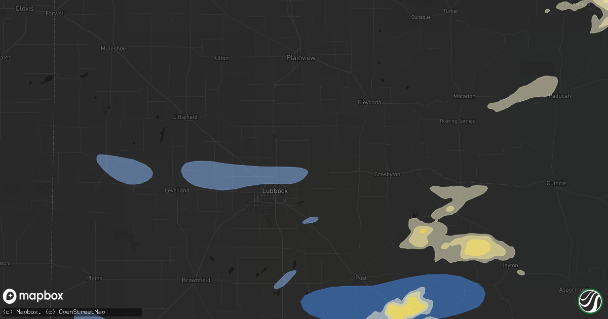 Hail map in Idalou, TX on May 15, 2026