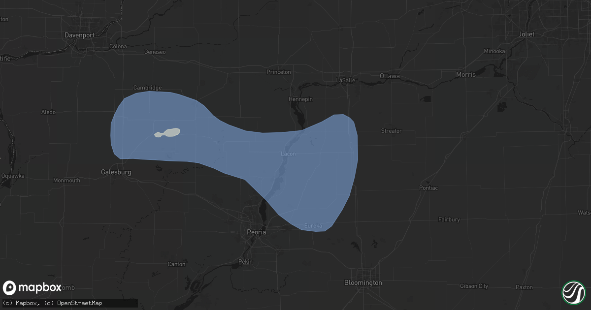 Hail map in Lacon, IL on May 15, 2026