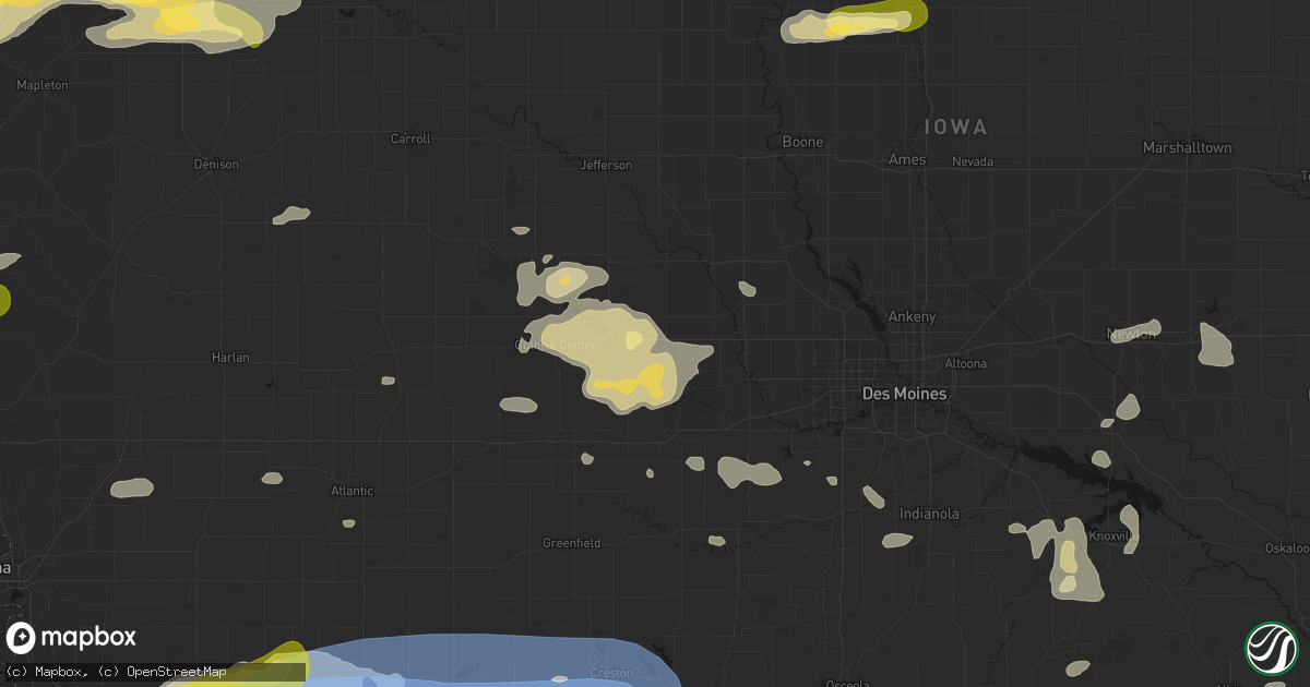 Hail map in Linden, IA on May 15, 2026