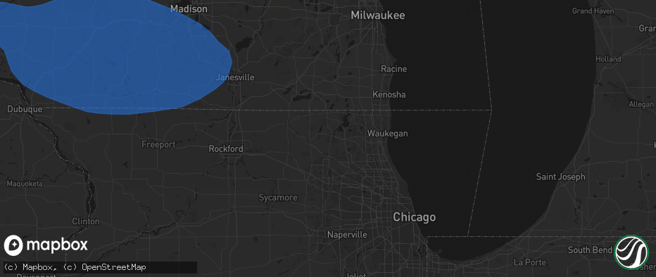 Hail map in Mchenry, IL on May 15, 2026