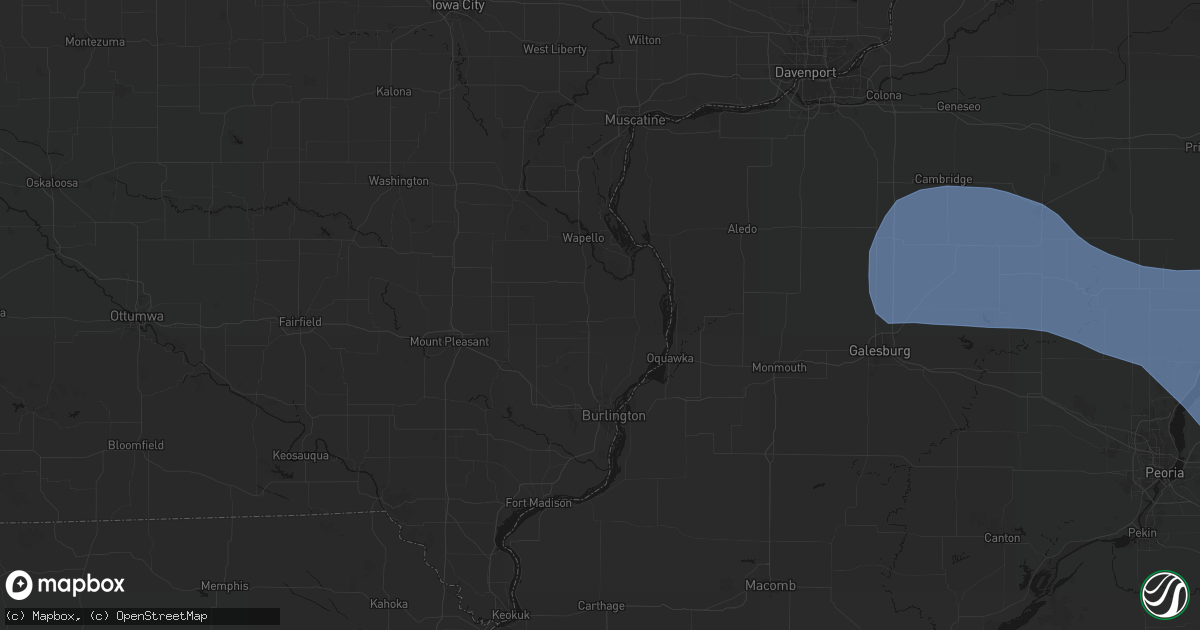 Hail map in Mediapolis, IA on May 15, 2026