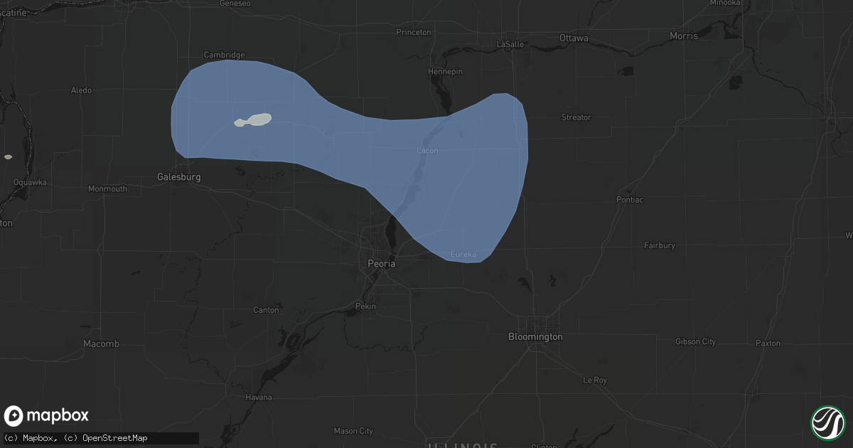 Hail map in Metamora, IL on May 15, 2026