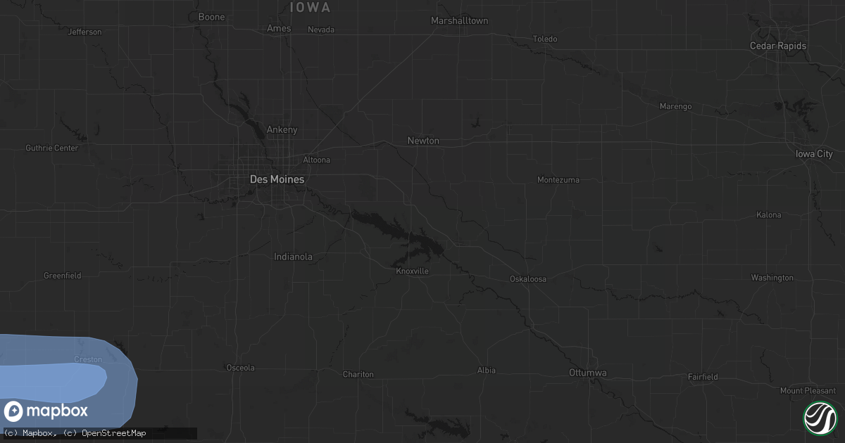 Hail map in Otley, IA on May 15, 2026