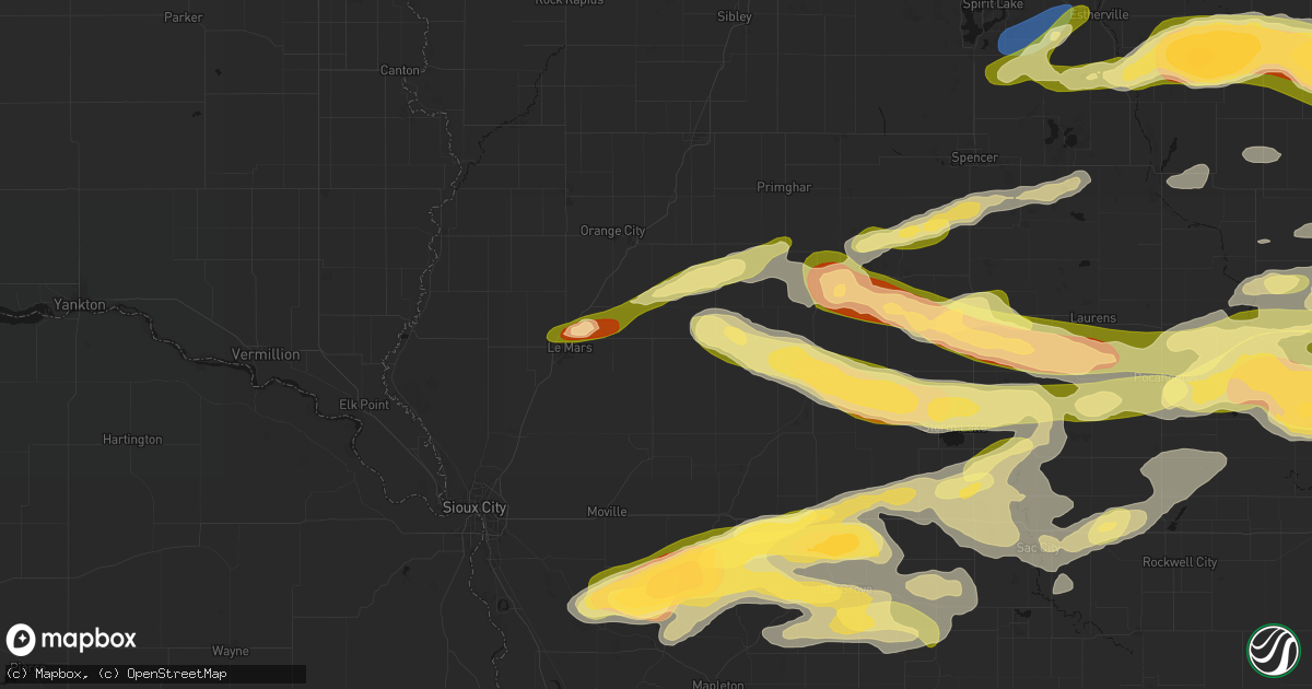 Hail map in Remsen, IA on May 15, 2026