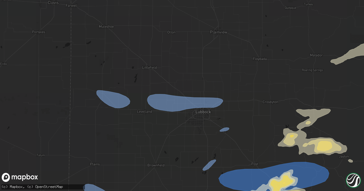 Hail map in Shallowater, TX on May 15, 2026