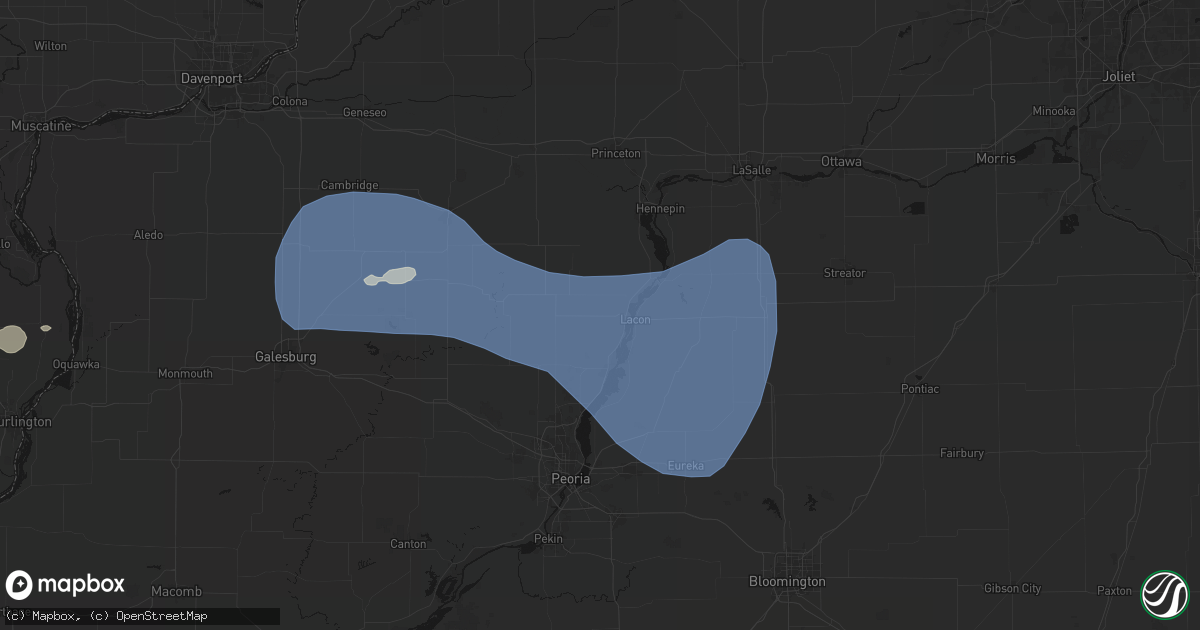 Hail map in Sparland, IL on May 15, 2026
